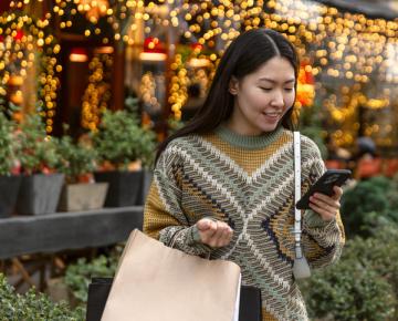 woman shopping